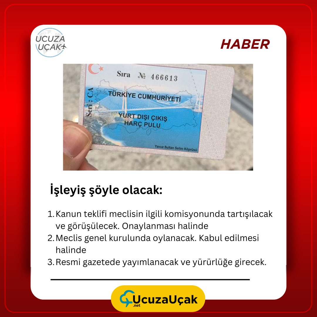 #YurtDışıÇıkışHarcınaHayır