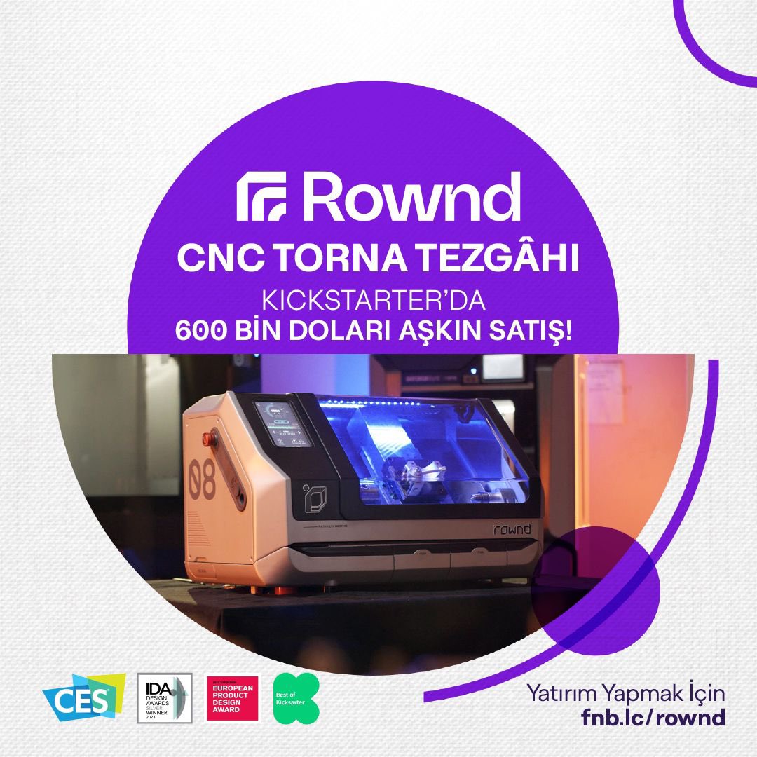 Yenilikçi bir yaklaşımla ürettiğimiz CNC torna tezgâhımızla Kickstarter’da 600 bin doların üzerinde ön sipariş topladık.
Yatırımcımız olmak için: fnb.lc/rownd
<a href="/fonbulucu/">fonbulucu</a>