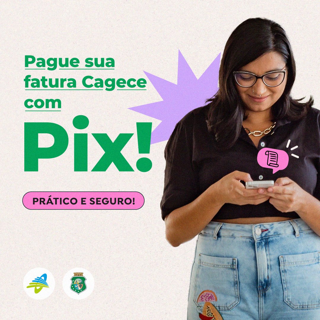 Todas as suas faturas de água e esgoto agora possuem um QR Code para pagamento via Pix. O sistema reconhece o pagamento em poucos minutos e você tem mais conforto pra pagar sua conta de onde estiver com poucos toques na tela do celular. 📱