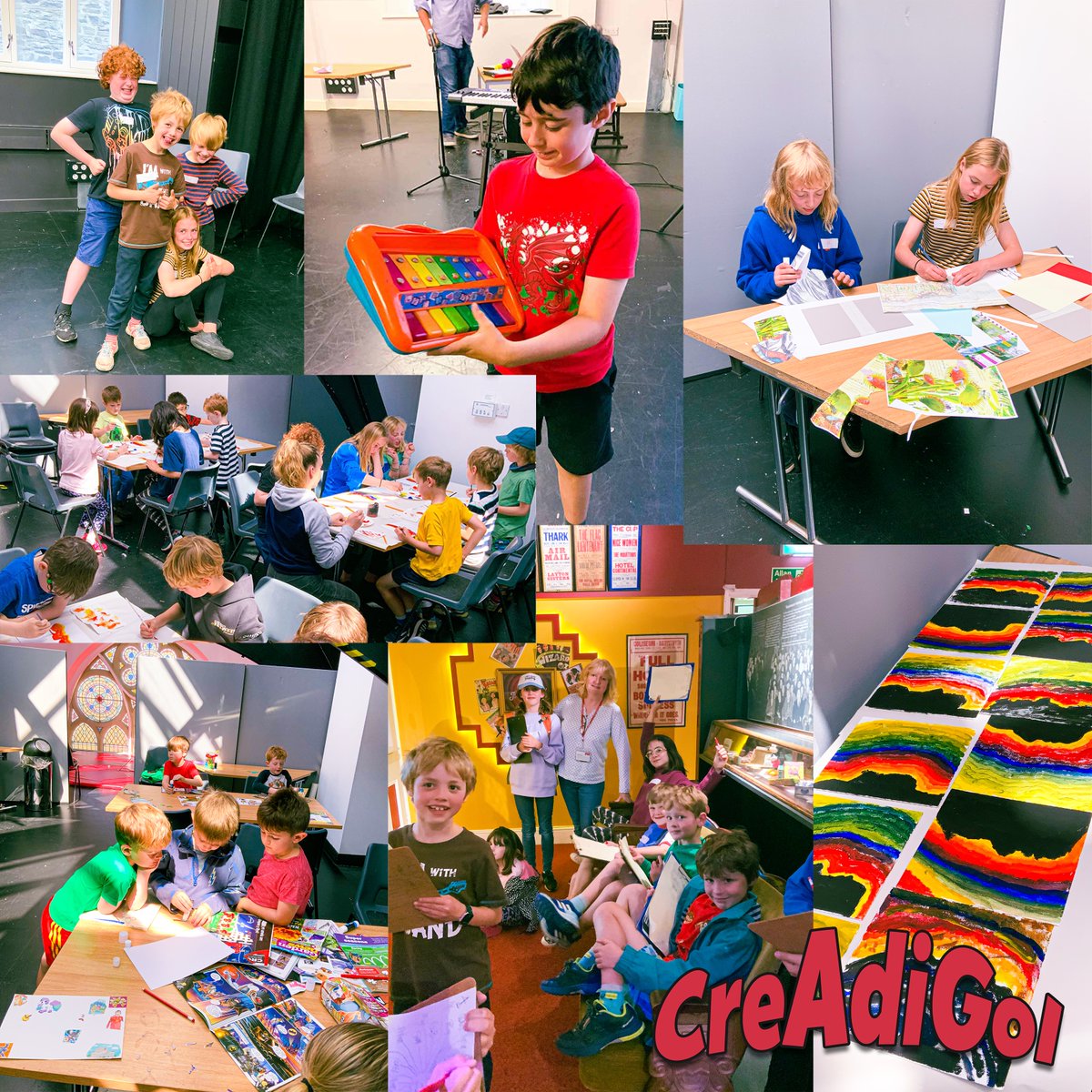 Edrych am weithgareddau hwyl i'ch plant? Dewch â nhw i CreAdiGol! 📅 30/07-02/08, 9:30-3:30. Archebwch nawr!

Looking for creative activities for your kids? Bring them to CreAdiGol! 📅 30/07-02/08, 9:30-3:30. Book now!

Gwybodaeth pellach / Further info:
aradgoch.cymru/creadigol/