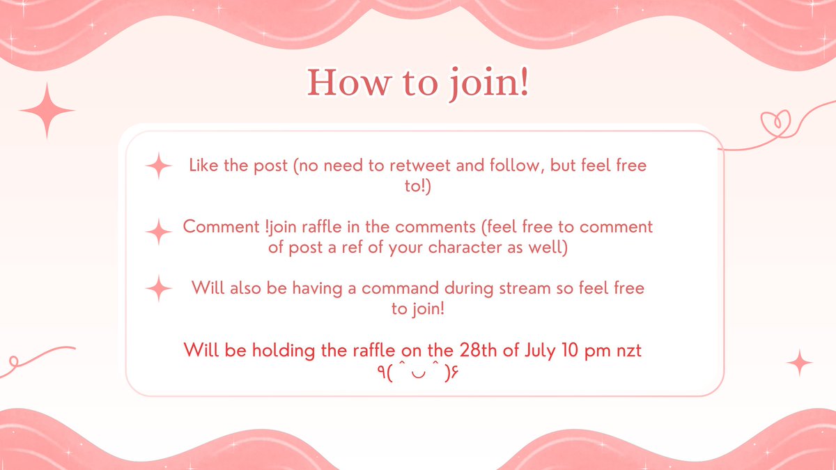 Dahlia_Bookworm's tweet photo. As I've said in my previous stream, I will be hosting an art raffle for 300 followers on Sunday, July 28, 2024 10:00 PM nzt! (Thank you so much qwq) 

I'll also be having a command (!joinraffle) during the next few streams for those who prefer to do it there ^^ https://t.co/Pa0lCoZkJw
