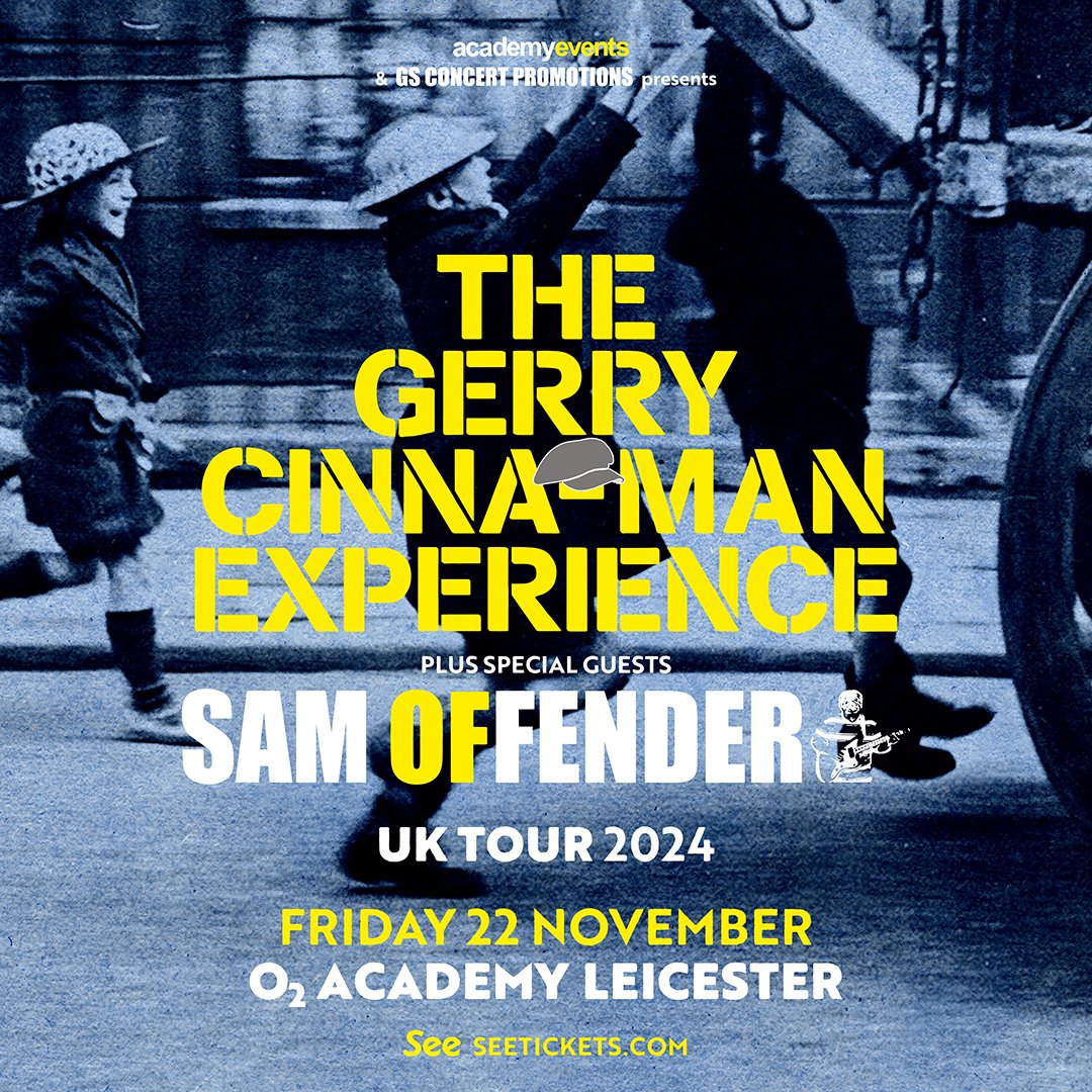 GS Promotions (@gspromotionsuk) on Twitter photo LEICESTER: The Gerry Cinna-Man Experience w/support from <a href="/Sam_Fender_Trib/">Sam ofFender - Sam Fender Tribute Band</a> hit <a href="/O2AcademyLeic/">O2 Academy Leicester</a> to bring you a massive night of indie tribute anthem Fri 22nd November. Book now seetickets.com/event/the-gerr… LEICESTER: The Gerry Cinna-Man Experience w/support from <a href="/Sam_Fender_Trib/">Sam ofFender - Sam Fender Tribute Band</a> hit <a href="/O2AcademyLeic/">O2 Academy Leicester</a> to bring you a massive night of indie tribute anthem Fri 22nd November. Book now seetickets.com/event/the-gerr…