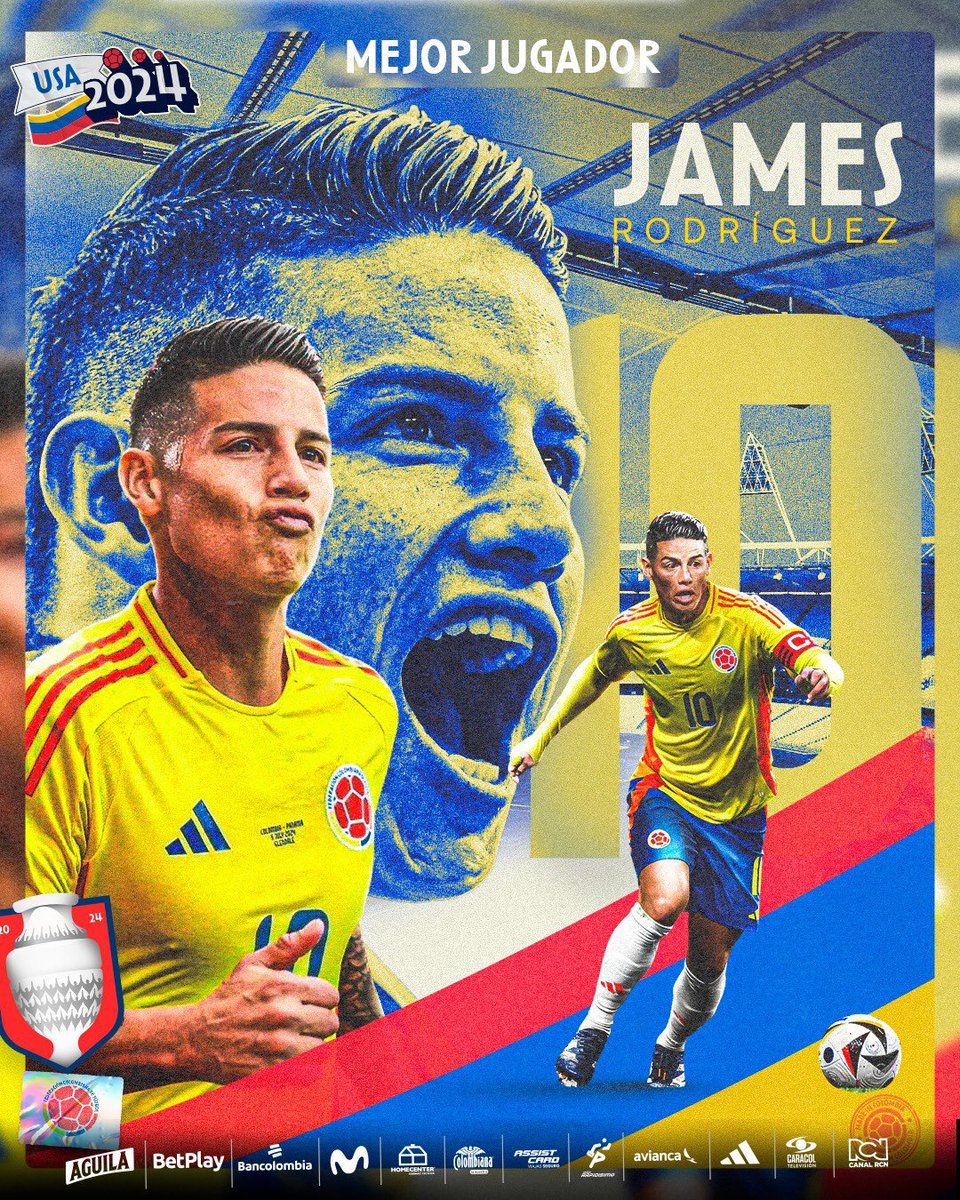 🇨🇴 Alvaro Ricardo García 🌴 (@alvarodricardo) on Twitter photo No es solamente dar el paso… es dejar la huella, gracias <a href="/FCFSeleccionCol/">Selección Colombia</a> <a href="/jamesdrodriguez/">James Rodríguez</a> #Colombia #CopaAmerica2024 🇨🇴💛💙❤️ No es solamente dar el paso… es dejar la huella, gracias <a href="/FCFSeleccionCol/">Selección Colombia</a> <a href="/jamesdrodriguez/">James Rodríguez</a> #Colombia #CopaAmerica2024 🇨🇴💛💙❤️