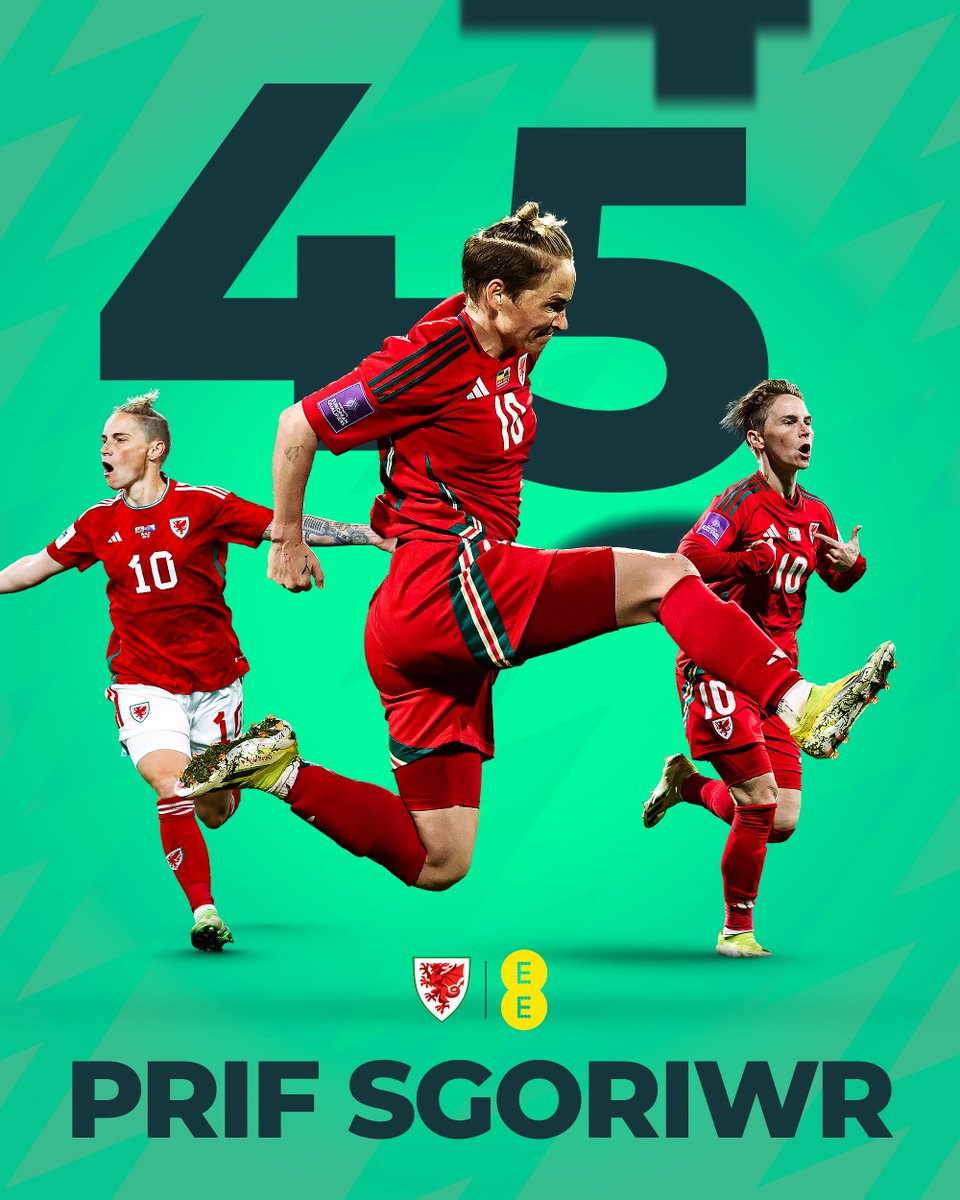Record Breaker. History Maker. Jessica Fishlock. 🏴󠁧󠁢󠁷󠁬󠁳󠁿

Llongyfarchiadau <a href="/JessFishlock/">Jessica Fishlock MBE</a>! 👏

#ForHer | #TogetherStronger