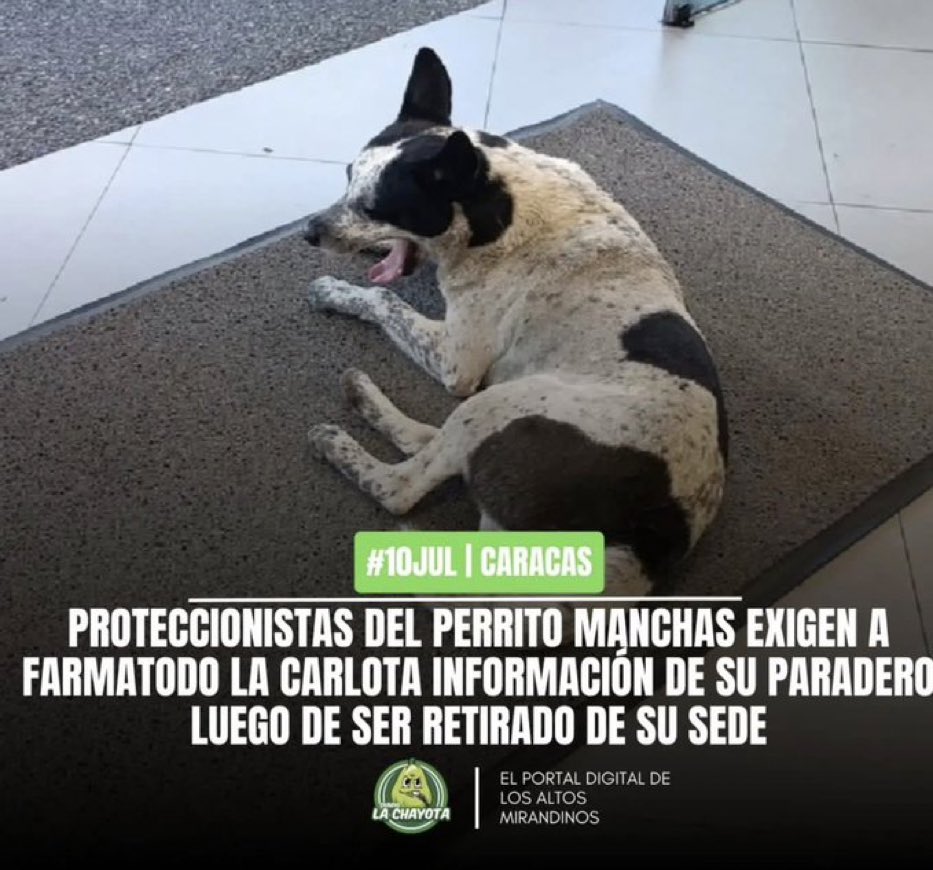 CarmenZR04's tweet photo. QUE HA PASADO CON ESTE CASO #farmatodo https://t.co/vel8LROfOc