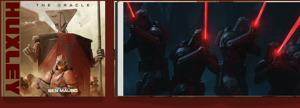 The HUXLEY® The Oracle prequel book is officially available for pre-order!

Expertly published by <a href="/thamesandhudson/">Thames & Hudson</a> + <a href="/ROMvg/">Read-Only Memory</a>, <a href="/BenMauroArt/">Ben Mauro</a> 's newest work explores the origins of the apocalyptic HUXLEY Universe.

Secure your copy here: vol.co/collections/th…