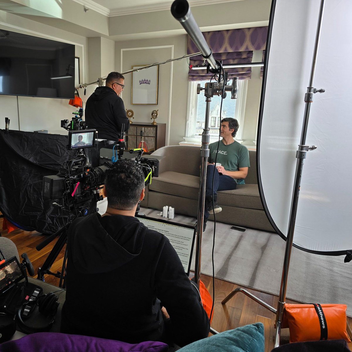 EricWheelwright's tweet image. In addition to being the Second Unit Director for the movie "Fate," I'm also the Director and Producer of the film's EPKs. I had the incredible opportunity to sit down with the film's cast to discuss the movie, the script, and their roles. They all had some very interesting…