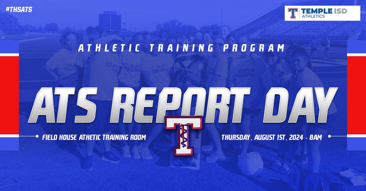 thssportsmed's tweet photo. Report Day - Gearing up for the 2024-2025 athletic seasons. We are here to back the CATS, while keeping them healthy, safe and hydrated! @templewildcats #THSATS https://t.co/YDTV2mMplq