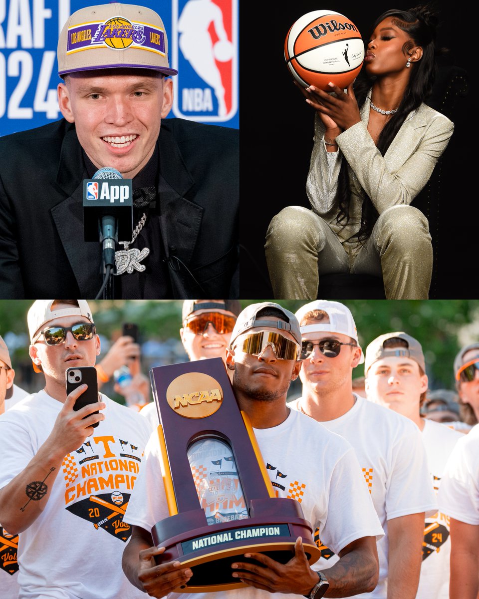 Tennessee is the only school in the country with a top-20 pick in the WNBA (No. 4 Rickea Jackson), NBA (No. 17 Dalton Knecht) and MLB (No. 8 Christian Moore) drafts in 2024.

Only one other school, UConn, had a player go top-20 in even two of those three drafts.