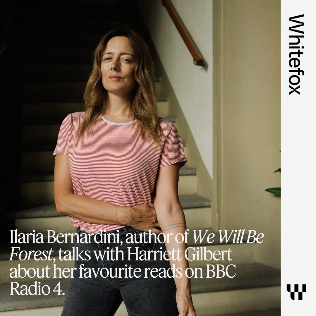 Whitefox Publishing (@wearewhitefox) on Twitter photo Tune in to 𝘈 𝘎𝘰𝘰𝘥 𝘙𝘦𝘢𝘥 on BBC Radio 4 for an interview with <a href="/faremoforesta/">Ilaria Bernardini</a>, author of ‘We Will Be Forest’. 🎙️🌳
Listen to the interview here > bbc.co.uk/programmes/m00…
#BookLovers #AuthorInterview #WeWillBeForest
📸 : <a href="/Isademaddalena/">IsabellaDeMaddalena</a> Tune in to 𝘈 𝘎𝘰𝘰𝘥 𝘙𝘦𝘢𝘥 on BBC Radio 4 for an interview with <a href="/faremoforesta/">Ilaria Bernardini</a>, author of ‘We Will Be Forest’. 🎙️🌳
Listen to the interview here > bbc.co.uk/programmes/m00…
#BookLovers #AuthorInterview #WeWillBeForest
📸 : <a href="/Isademaddalena/">IsabellaDeMaddalena</a>