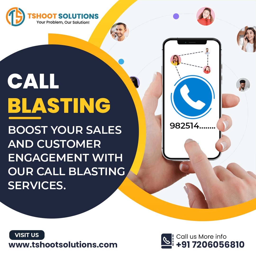 tshootsolutions's tweet photo. Boost your sales and customer engagement with our call blasting service.

Call Now!

For more info visit: https://t.co/4gNKmYgMnU
or Call: +91 72060 56810

#tshootsolutions #OBD #seo #logodesigner #voiceover #callblasting #graphicdesigner #logo #Graphics #illustrator #photoshop https://t.co/RRAzDF2Ex0