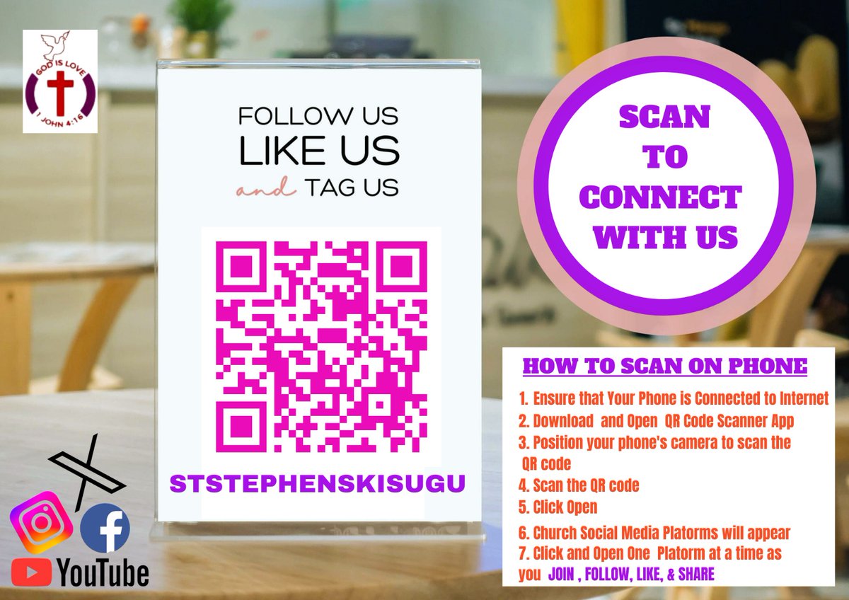 ststephenskisug's tweet image. Scan the QR code to access the official social media handles of the church🙏
This linktree will get you access to the church website, Detailed video on SACCO, touch lives ministry website, church nursery and primary school and so much more.
#ststephenskisug