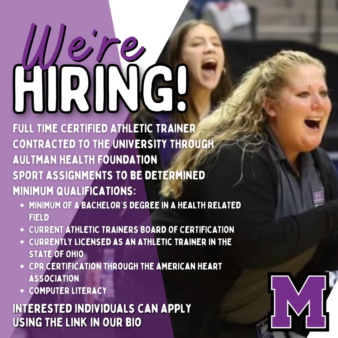Mount Union Athletic Training tweet media