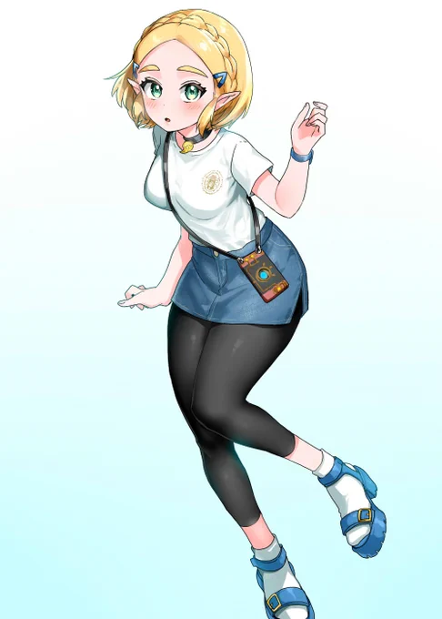 白Tシャツゼルダ様ぁ 