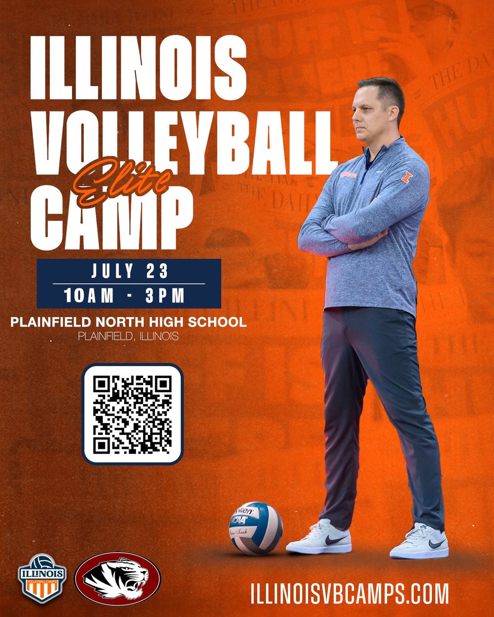 Chris Tamas (@coachtamas) on Twitter photo Finishing the summer with a few weeks of camp…We have one new camp next week at a satellite location in the Chicago area at Plainfield North HS on Tuesday, July 23…limited space available. Sign up today! <a href="/pnhsvb/">PNHS Girls Volleyball</a> <a href="/IlliniVBall/">Illinois Volleyball</a> Finishing the summer with a few weeks of camp…We have one new camp next week at a satellite location in the Chicago area at Plainfield North HS on Tuesday, July 23…limited space available. Sign up today! <a href="/pnhsvb/">PNHS Girls Volleyball</a> <a href="/IlliniVBall/">Illinois Volleyball</a>