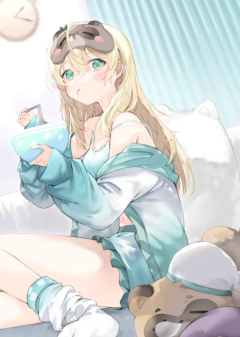 深夜に食うそばは美味い #いろはにも絵を