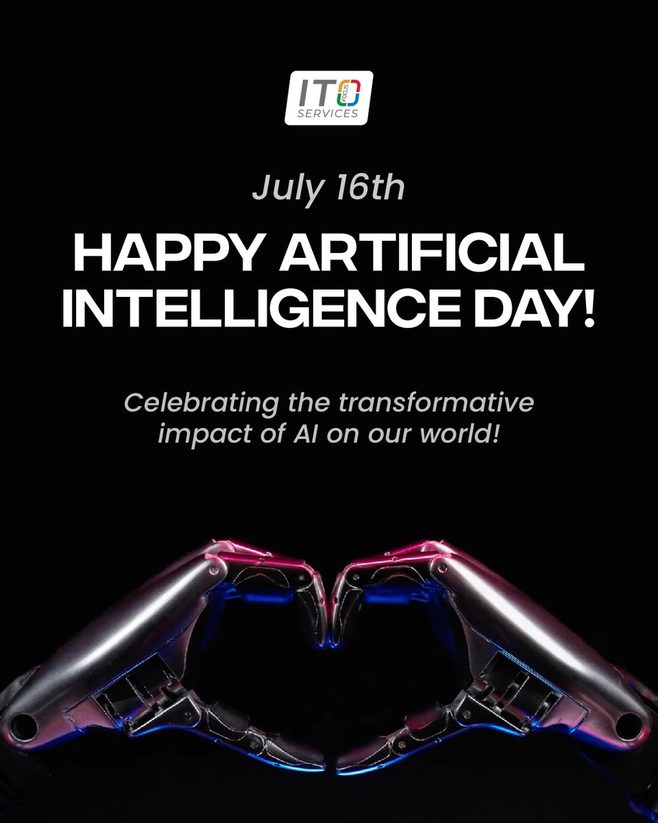 ito_elsalvador's tweet photo. 🤖✨ #AIDay | Today, we celebrate the brilliance of 𝗔𝗿𝘁𝗶𝗳𝗶𝗰𝗶𝗮𝗹 𝗜𝗻𝘁𝗲𝗹𝗹𝗶𝗴𝗲𝗻𝗰���� and its transformative impact on our future! 🌐✨

Let’s embrace the future together! 🚀

#ITOFamily #CodingWithHeart #AI https://t.co/MnzX2sIeGe