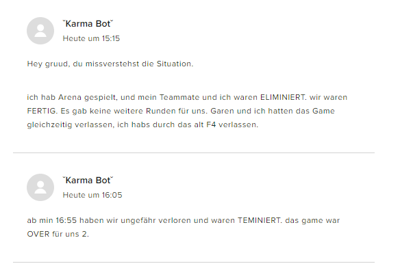 ThecataclystP's tweet image. #LeagueOfLegends #RiotDevs
Wie schlecht muss euer System sein, dass man dafür punished wird weil man das verloreren/fertige game leaved?
Und vorallem wieso sind eure Supports so schlecht, dass man das System vergöttert obwohl es Beweislich ein Fehler gemacht hat?