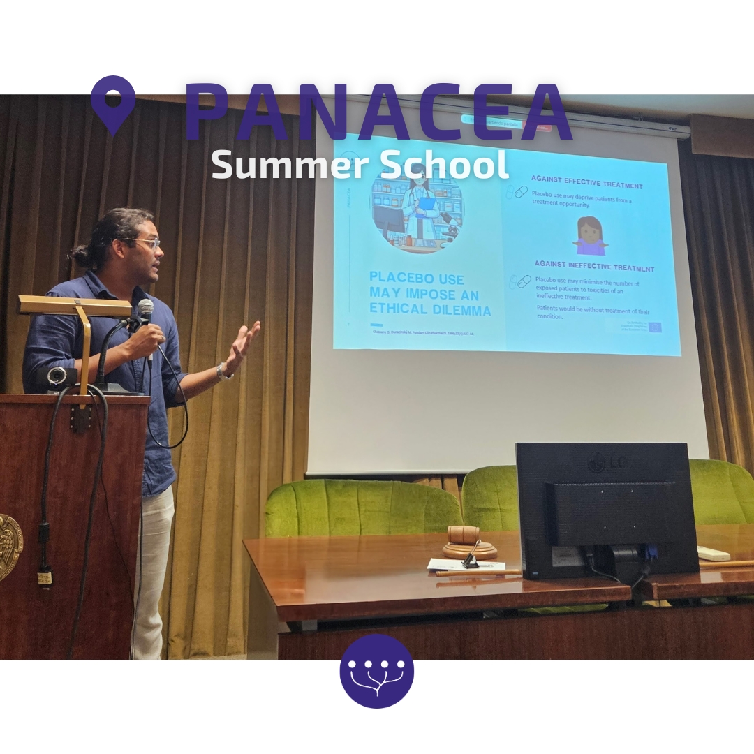🌞📚 Day 2 of PANACEA Summer School in Madrid! 🇪🇸 We explored the mechanisms behind placebo and nocebo effects, focusing on expectations, and discussed their role and ethical aspects in clinical trials. 🧠💉 #PANACEASummerSchool #PlaceboNocebo #Madrid2024 #MedicalEducation