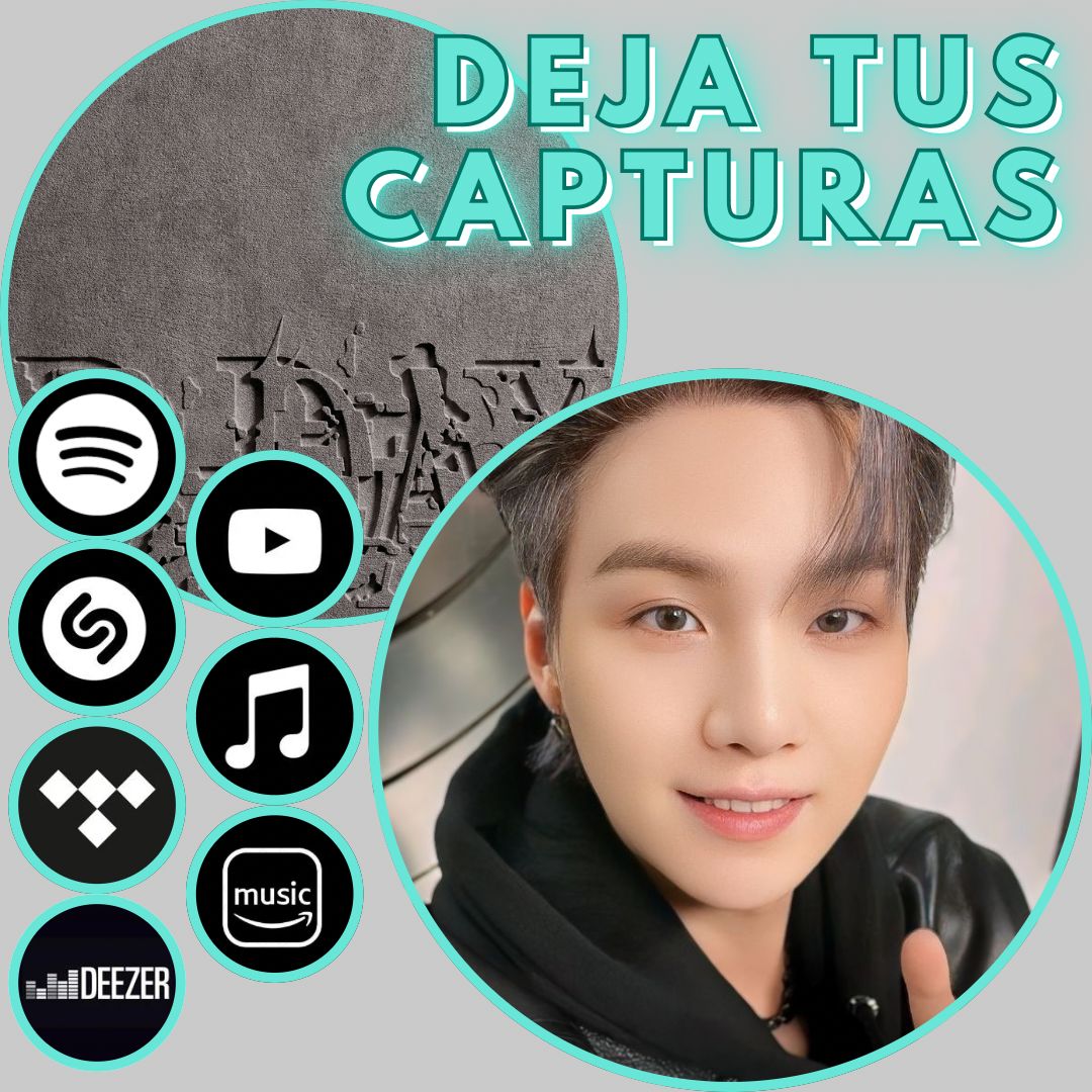 arte_vl's tweet photo. ARMY deja tus capturas de stream de todas las plataformas en este post ➡️
SUGA, D-DAY, LANZAMIENTOS RECIENTES, BTS, PROOF, ÁLBUM DEL MES BE
#SUGA #DDAY #BTS #PROOF #BEBTS https://t.co/RpS2hATvbK
