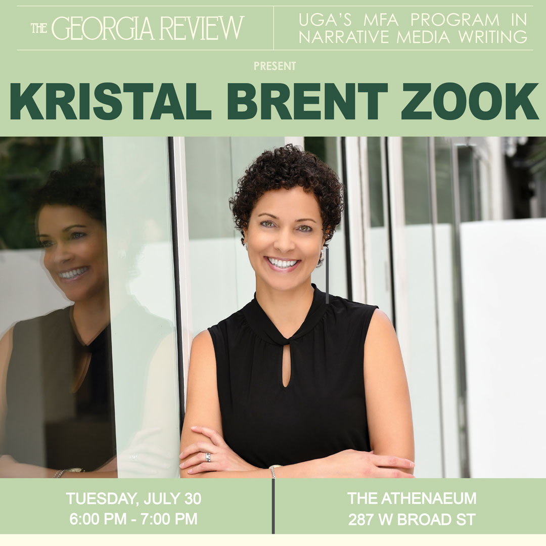 Georgia Review (@georgiareview) on Twitter photo Join The Georgia Review and UGA's MFA program in Narrative Media Writing on July 30 for a special event with author <a href="/KristalZook/">Kristal Brent Zook</a> bit.ly/3y0joXH Join The Georgia Review and UGA's MFA program in Narrative Media Writing on July 30 for a special event with author <a href="/KristalZook/">Kristal Brent Zook</a> bit.ly/3y0joXH