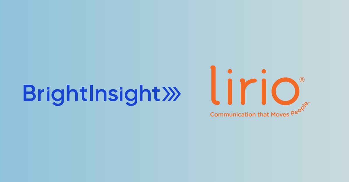 Brightinsightco's tweet photo. We are excited to announce that @lirio_llc, the world leader in personalized behavior modification through Precision Nudging®, is our latest partner to join the BrightInsight Ecosystem!

Lirio understands how to influence human behavior. As the only AI Platform that engages consumers and learns what motivates them and what influences their decisions, Lirio can move patients along their unique journeys to better health through person-centered communication.

By integrating the BrightInsight Platform with Lirio’s platform, #BrightInsight can enhance our life sciences customers’ patient companion apps to catalyze patient behavior change, ultimately leading to improved outcomes.

Lirio joins an ecosystem network of more than 20 of the world’s leading healthcare and technology companies collaborating to drive #digitalhealth innovation, adoption, and engagement.

https://t.co/wAAbwvjRCs
