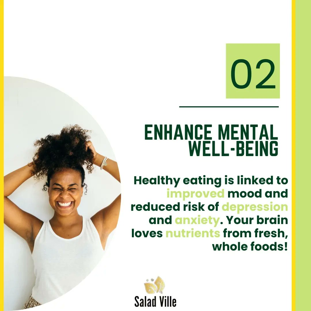 Saladvilleng's tweet photo. We know juggling a busy life as a mom makes healthy eating a challenge, but its benefits are undeniable. Read these amazing health benefits that come with nutritious eating for your entire family. With the right foods, we can truly live our best lives.

#foodsecurity #Health https://t.co/YoQf4hDCSS