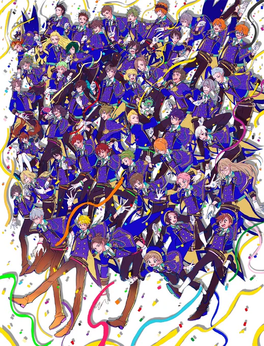 SideM10周年おめでとうございます なんとなくいっぱい書いてた昔の絵懐かしいなーっておもいながら #SideM10th #SideM10周年
