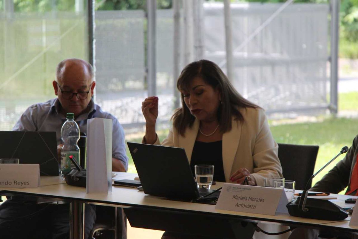 MPILheidelberg's tweet image. Hoy en el seminario: ☕ Iniciamos con un café y un diálogo sobre la Convención Americana y el Estatuto de Roma con la jueza Luz del Carmen Ibáñez Carranza. Luego, un panel sobre indicadores con Pablo Saavedra, María Elisa Franco, Manuel Góngora e @IreneSpigno. #ICCAL #CorteIDH