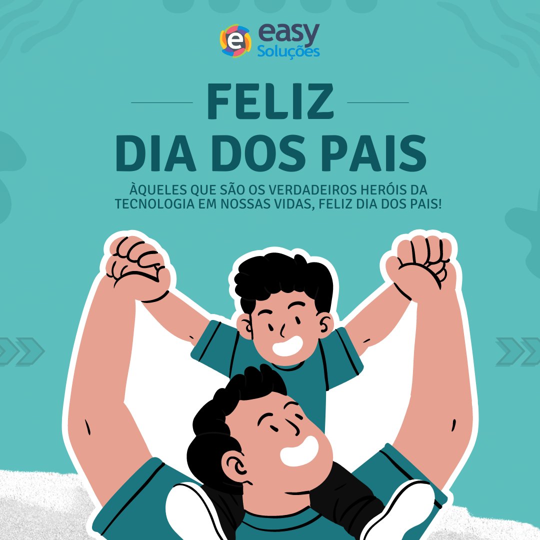 EasySolucoes's tweet photo. 👨‍👧‍👦💻 Feliz Dia dos Pais! 💻👨‍👧‍👦

Hoje celebramos aqueles que nos inspiram com sua sabedoria, amor e dedicação. Assim como nossos pais, estamos sempre aqui para apoiar e guiar nossos clientes a alcançar o sucesso em seus negócios.

🌟 A todos os pais, nosso muito obrigado! https://t.co/iM8imbXPXU