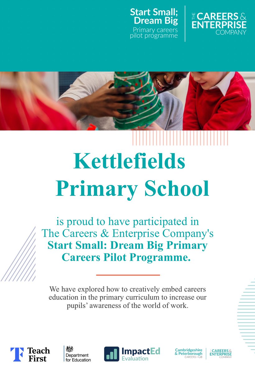 Primary school careers education is vital in building aspirations and breaking down bias and stereotypes. We have loved taking part in this programme. <a href="/CareerDiscoKids/">Career Discovery Kids</a> <a href="/Cambs_SIS/">Cambs SIS Team</a> <a href="/TeachFirst/">Teach First</a>