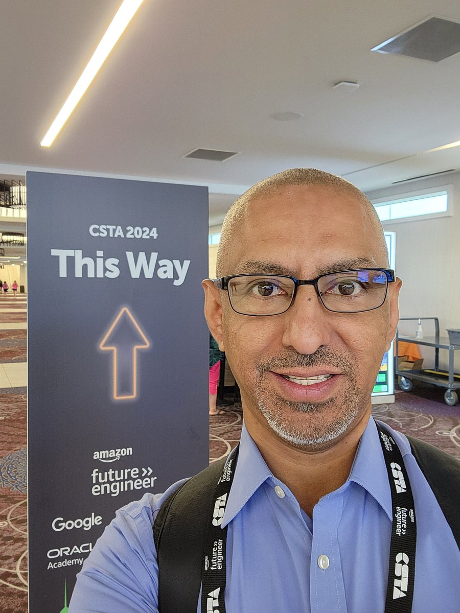 JoseLSilvaSmith's tweet image. Ready for our first session, but while waiting for my partners, visiting with my beautiful friend from @UTeachCS! So good to see you here &amp;amp; can&apos;t wait to visit with you later during the CSTA 2024 Conference! ❤️🙂👍 @TISDProud #TornilloISD #UTeachCS #csteachersorg