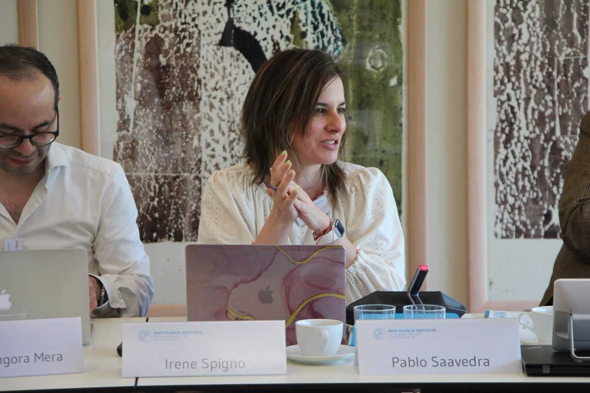 MPILheidelberg's tweet image. Hoy en el seminario: ☕ Iniciamos con un café y un diálogo sobre la Convención Americana y el Estatuto de Roma con la jueza Luz del Carmen Ibáñez Carranza. Luego, un panel sobre indicadores con Pablo Saavedra, María Elisa Franco, Manuel Góngora e @IreneSpigno. #ICCAL #CorteIDH