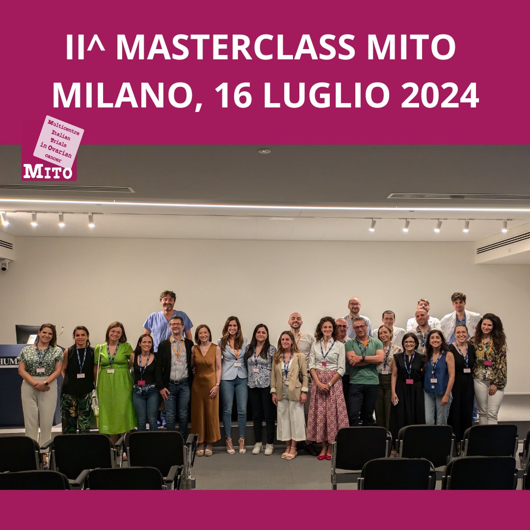 gruppomito's tweet photo. ✅Conclusa la prima tappa della 2° Masterclass MITO, "Il ruolo dell'immunoterapia nel trattamento delle neoplasie ginecologiche" svoltasi oggi a Milano.

📅Prossimo appuntamento il 24 settembre a Napoli 

Grazie a tutti! https://t.co/NMqoDPLoaU