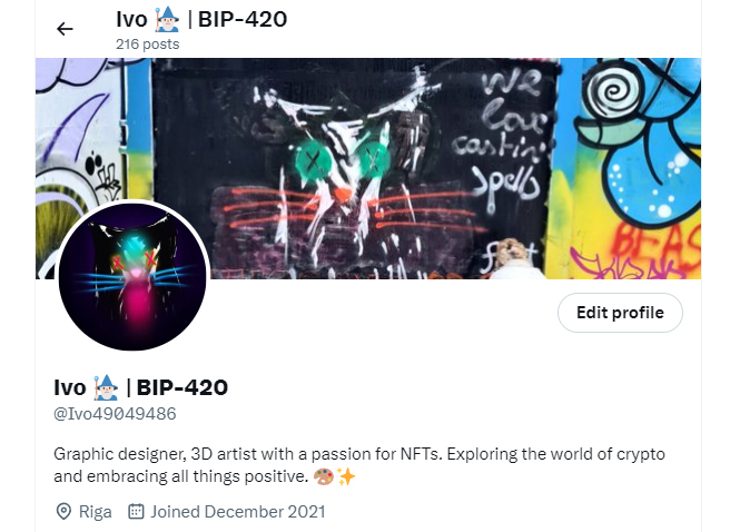 Ivo49049486's tweet photo. @udiWertheimer I was offline for 2 months and missed a lot, unfortunately. I'm probably one of the last ones submitting my PFP. I hope the owner of this beautiful cat doesn't mind me using it! ❤️🧙‍♂️😺😊🙏 https://t.co/lcFWaSmHT7