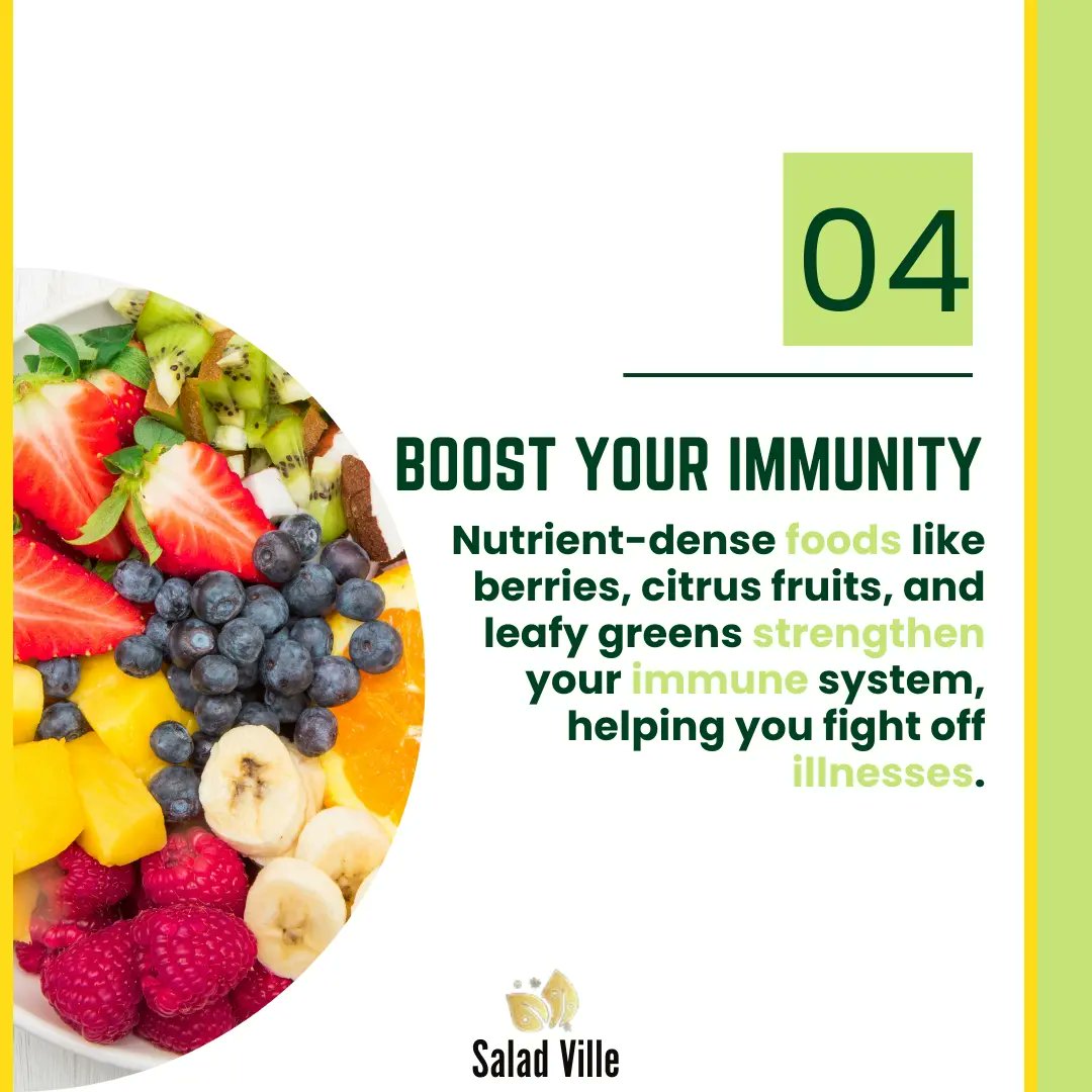 Saladvilleng's tweet photo. Share other benefits of healthy eating in the comments below.

 Let’s learn together!

@Agronomme_ @Agriculfuture @edobong_akpabio https://t.co/lBjJWHE0jD
