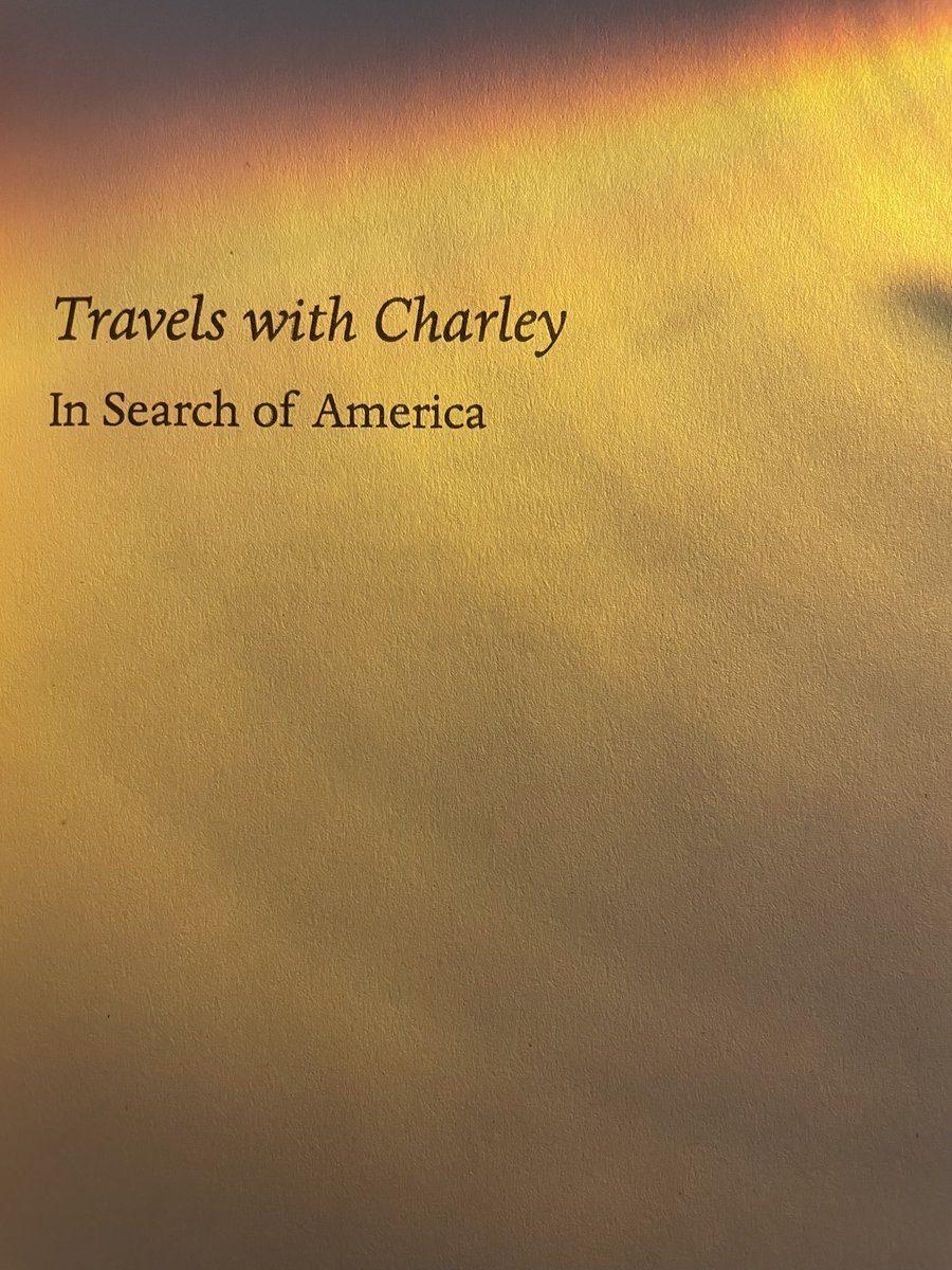 Just arrived ❤️:
Travels with Charley (In Search of America) by John Steinbeck