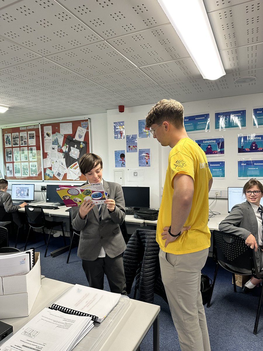 ygs_computing's tweet image. Very proud of our Yr8 learners who took part in awesome workshops by @Technocamps on cryptography 🔐 techniques yesterday. Thank you to all of our learners for engaging in the activities so well and displaying our school values so well throughout the day.