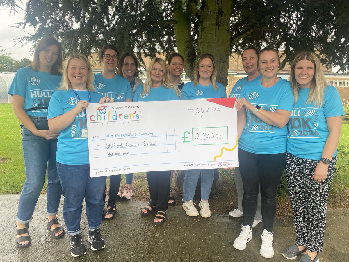Oldfleet Primary School (@oldfleetp) on Twitter photo A big well done to Team Oldfleet for their fantastic fundraising for <a href="/childrensuni/">HEY Children's Uni</a>. Bring on the next challenge! <a href="/thrivetrust_UK/">thrivetrust_UK</a> #hull10km <a href="/runforall/">Jane Tomlinson’s Run For All</a> A big well done to Team Oldfleet for their fantastic fundraising for <a href="/childrensuni/">HEY Children's Uni</a>. Bring on the next challenge! <a href="/thrivetrust_UK/">thrivetrust_UK</a> #hull10km <a href="/runforall/">Jane Tomlinson’s Run For All</a>