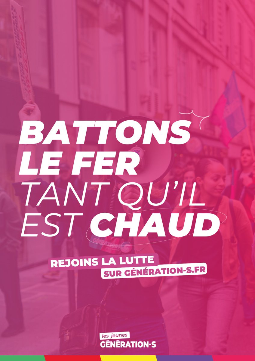 LesJeunesG's tweet image. Le 7 juillet, l’extrême droite était aux portes du pouvoir. Grâce à vous, nous avons changé le cours de l’Histoire.

Nous avons évité le pire, il nous reste encore à construire le meilleur.

Pour rompre enfin avec l’ère Macron, rejoins la lutte sur generation-s.fr