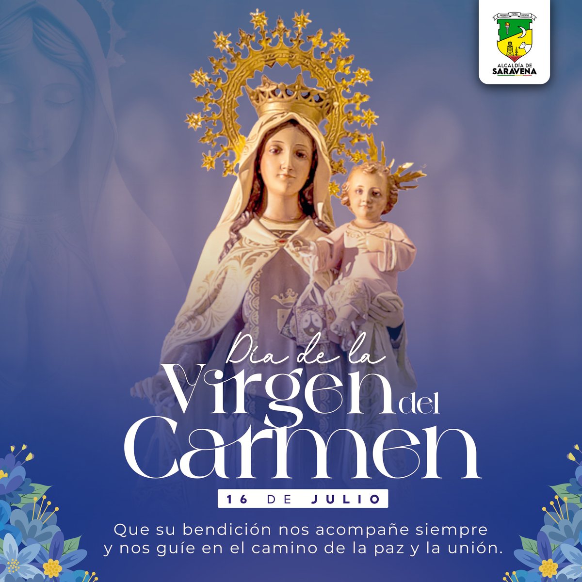 Celebramos con amor y devoción el Día de la Virgen del Carmen, patrona de los conductores. Que su bendición nos acompañe siempre y nos guíe en el camino de la paz y la unión.
