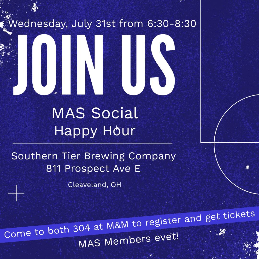 #MM2024 is only 2 weeks away. Make sure you join MAS for the members social. Don't forget to register and visit our booth to get your ticket. Can't wait to see you there!