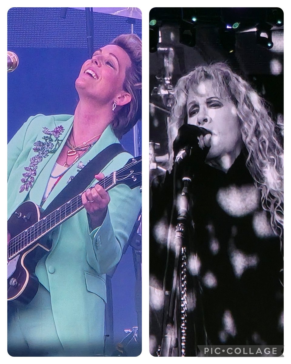 1981lrd's tweet photo. I am still riding a high after Friday night at @BSTHydePark To be in the presence @StevieNicks a goddess of the highest order and @brandicarlile 💜💜
2 AMAZING singer/songwrites. Stunningly beautiful women who radiate so much  joy, very infectious. https://t.co/lRpMEigfiO