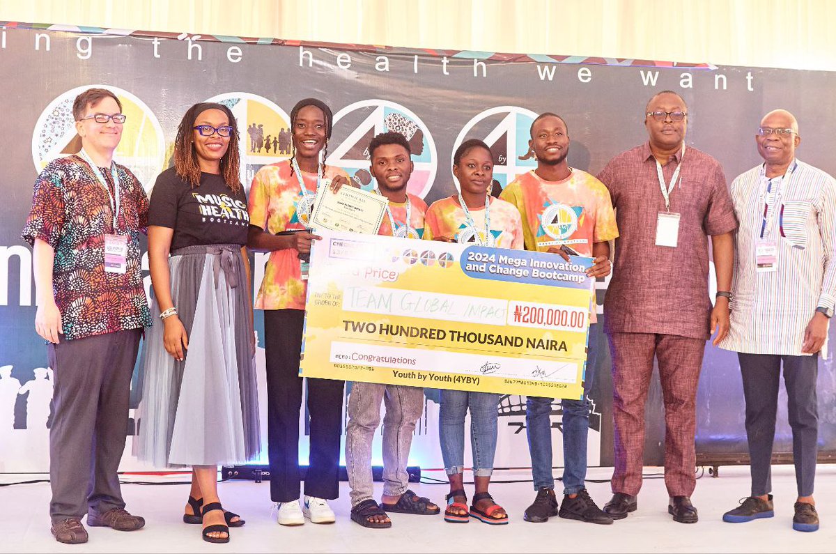 4YouthBYouth's tweet image. Congratulations to all the teams that Participated in the #MegaBootcamp for SI-test

We are happy to announce the top positions:
🥉3rd - Team Global Impact
🥈2nd - Team Infinity (Winner, Audience Choice Award)
🥇1st - Team Goal-getters