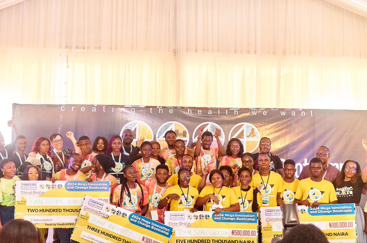 4YouthBYouth's tweet image. Congratulations to all the teams that Participated in the #MegaBootcamp for SI-test

We are happy to announce the top positions:
🥉3rd - Team Global Impact
🥈2nd - Team Infinity (Winner, Audience Choice Award)
🥇1st - Team Goal-getters