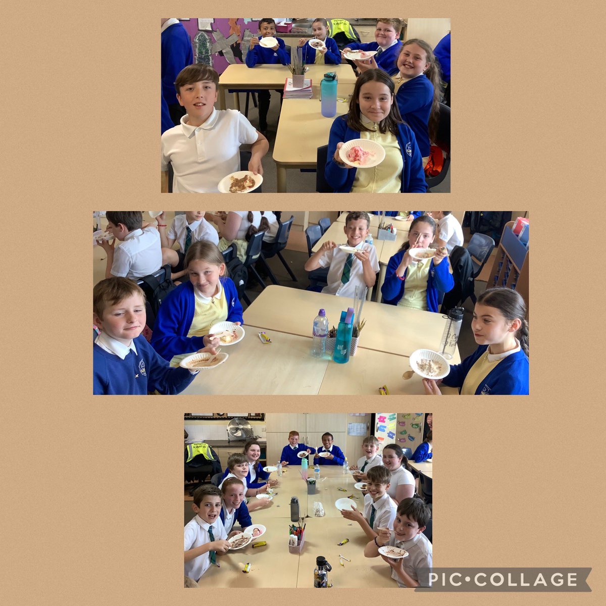 6T_stjohns's tweet photo. 🍨 Ice Cream Sundaes 🍨 6McS used their attendance money to buy some ice cream, sauces and toppings and had fun making their own ice cream sundaes 😋 https://t.co/jPp1FFg2kj