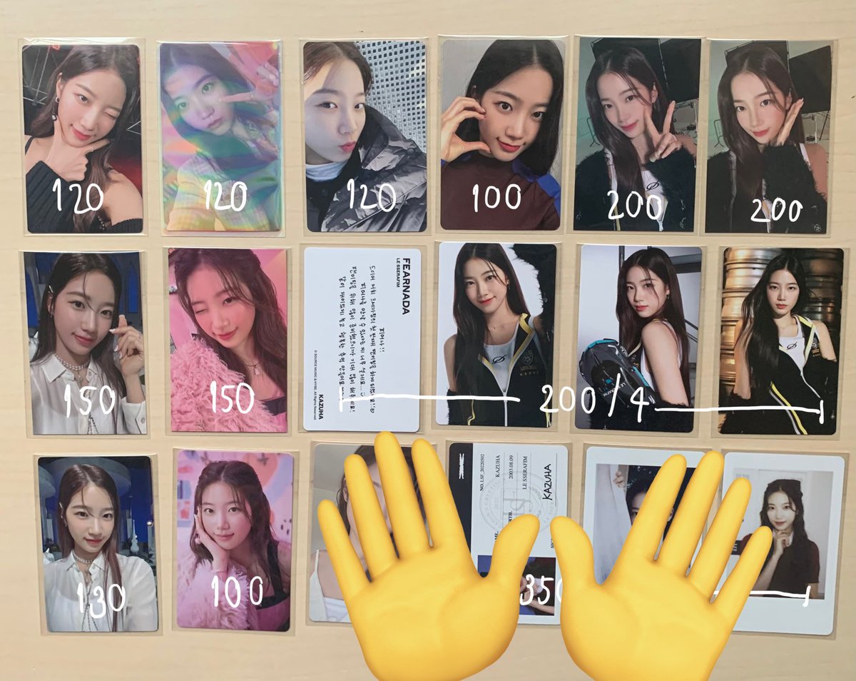 ฝากรีค่ะขายหมดแจก100⚠️
wts kazuha 르세라핌 포카 양도
ราคาตามรูป 💌ค่าส่ง30 ซื้อครบ3ใบส่งฟรี
☑️รับผ่อนจองแบบมีมัดจำเท่านั้นแต่ให้สิทธิ์คนพร้อมโอนก่อน
☑️รับวอลเลตไม่+เพิ่ม
นัดรับได้สยาม สามย่านจร้า
#ตลาดนัดlessrafim #ตลาดนัดlesseraflim #ตลาดนัดlesserafim #ตลาดนัดLE_SSERAFIM