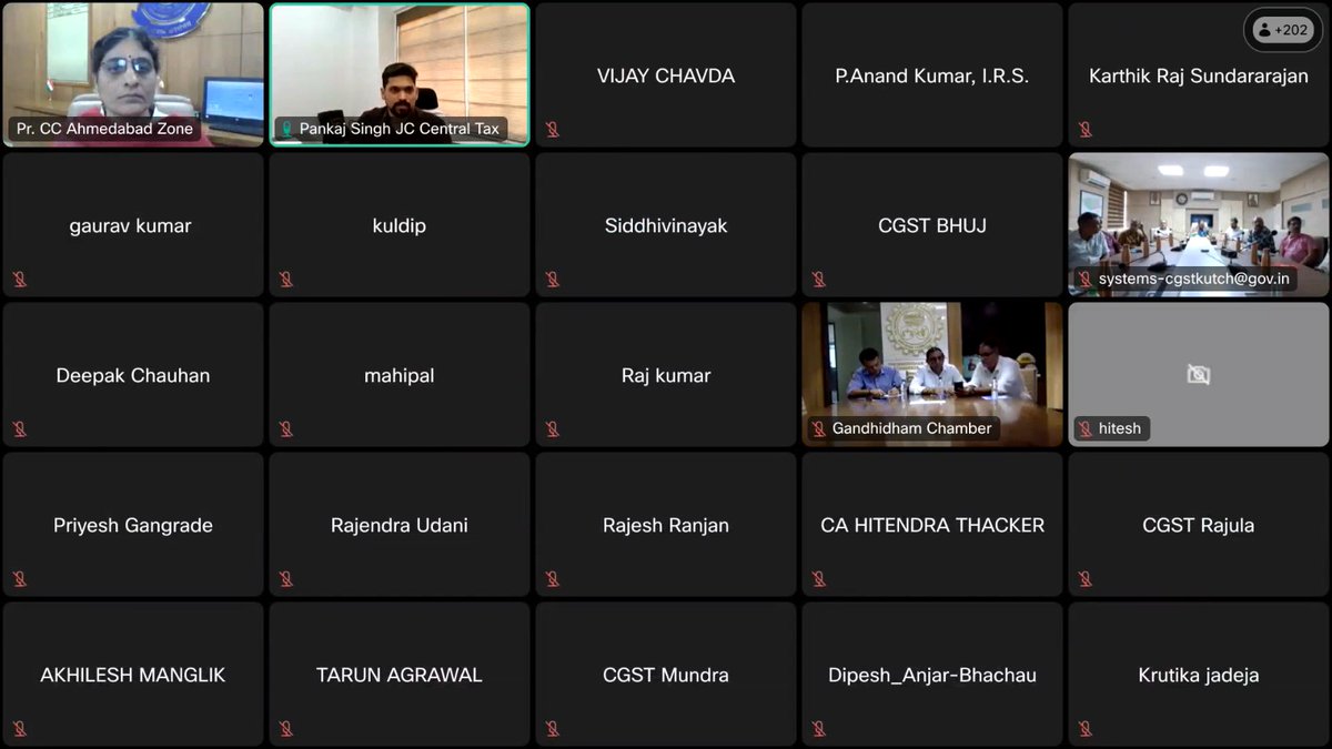 CgstKutch's tweet photo. CGST Kutch Commissionerate (Gandhidham) organized a webinar on issues related to Registrations &amp; Refunds, on 16.07.2024 for the benefit of the trade and industry,  based at Saurashtra &amp; Kutch region. https://t.co/PCHWOKgD8R
