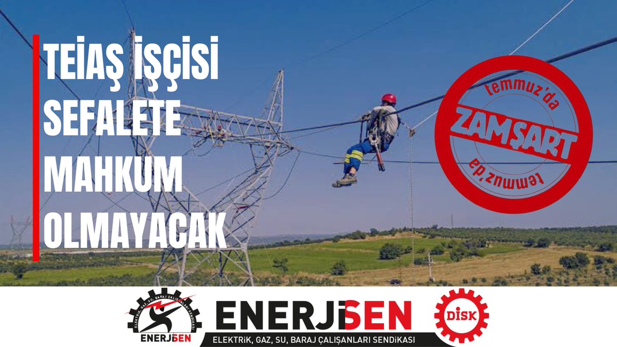Nerede İşçi Sınıfı Madursa Her Zaman Yanındayız ...

Teiaş İşçileri Zam İstiyor ...

Arkadaşlarmıza Destek Olalım Herkes en Az Bir Twtit Atarak Rt Beğeni Yaparak Destek Olsun Arkadaşlar ...

#kamuişçisizamistiyor <a href="/istenerjisen/">DİSK/Enerji-Sen İstanbul 1 Nolu Şube</a>