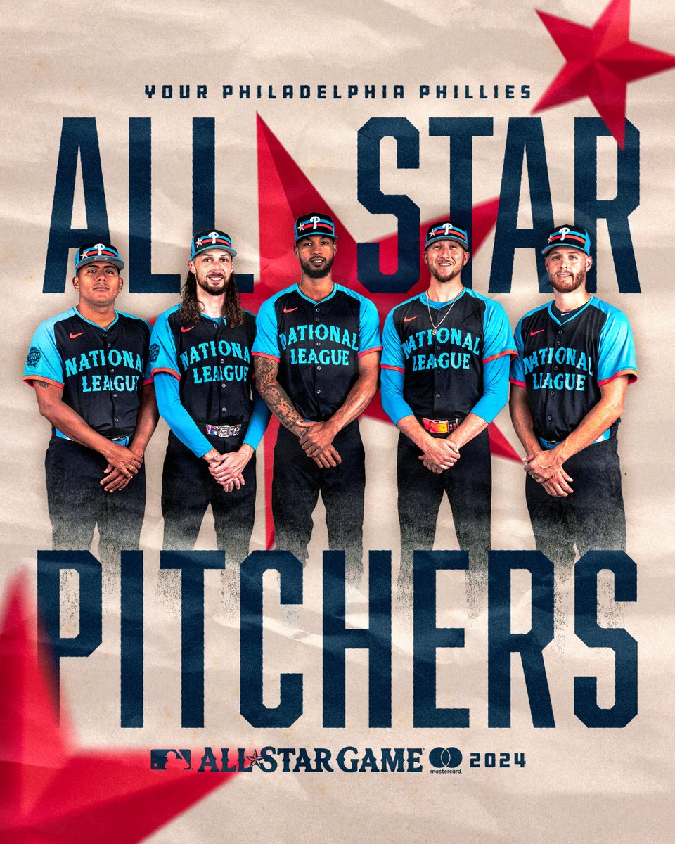Phillies's tweet photo. So. Many. Y'all Stars 🤠

#RingTheBell https://t.co/5i1YjpJlaV